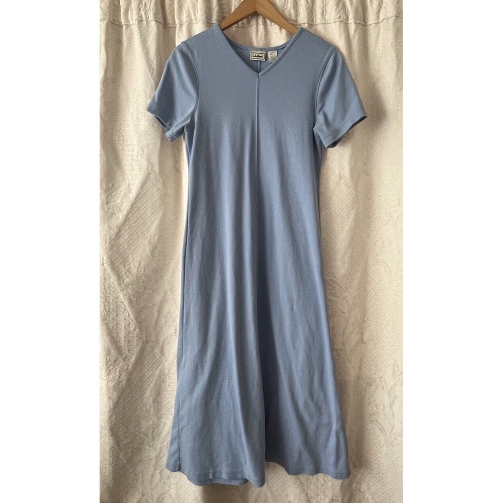 L.L.Bean Blue Maxi Dress